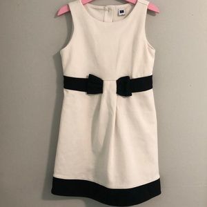 Janie and Jack black/cream dress
